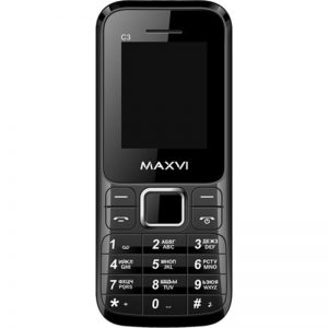 Телефон Maxvi C3 Black, Blue, Marengo, White, Red