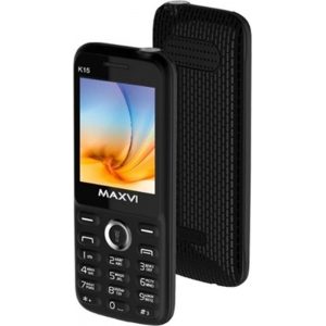 Телефон Maxvi K15 Black, Brown, Grey